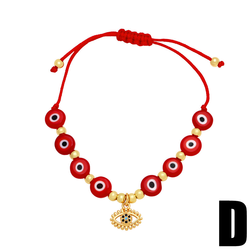 Wholesale Devil's Eye Copper Bracelet