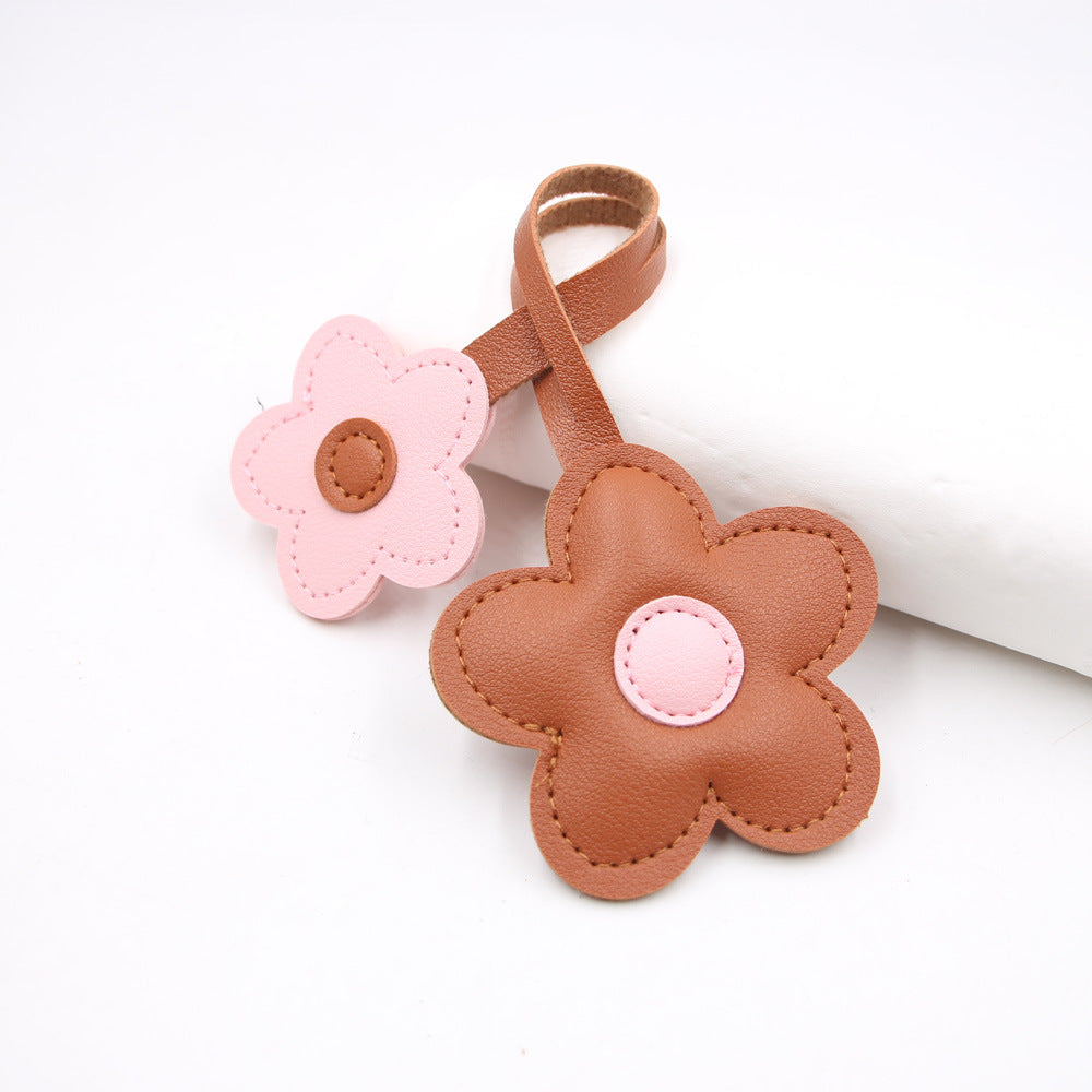 Wholesale Cherry Blossom Cute Animal Leather Bag Charm Pendant Stylish Fashion Accessory For Everyday Use And Resale