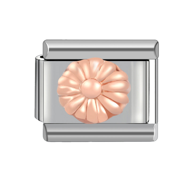 Wholesale Italian Charm Bracelet 9mm DIY Spliced Detachable Heart Pattern Combination Bracelet