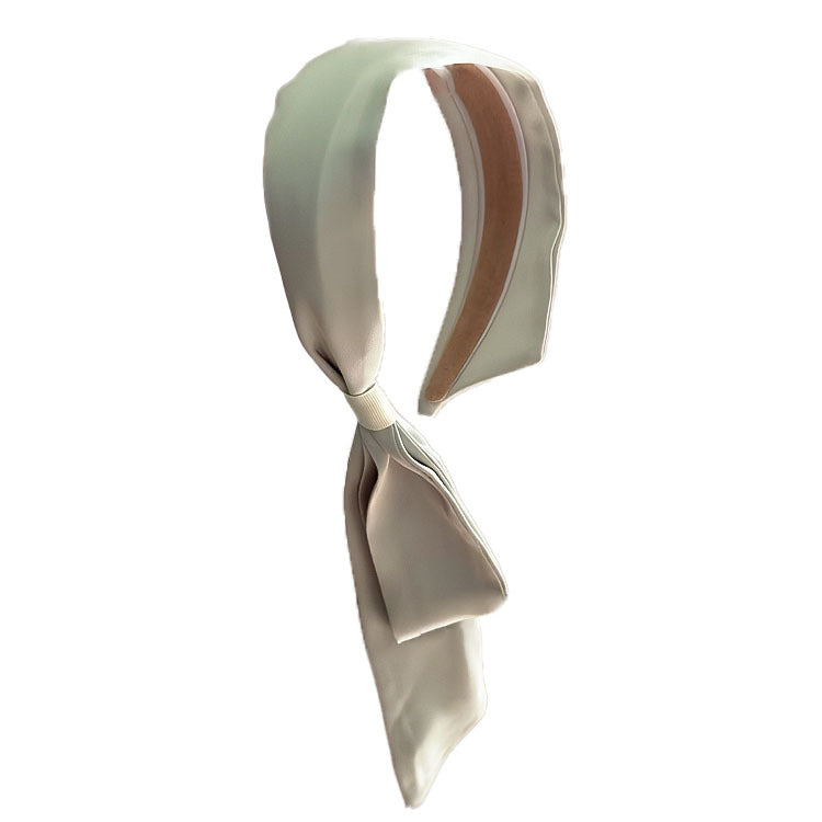 Wholesale Summer Vintage Milk Green Mixed Material Headband