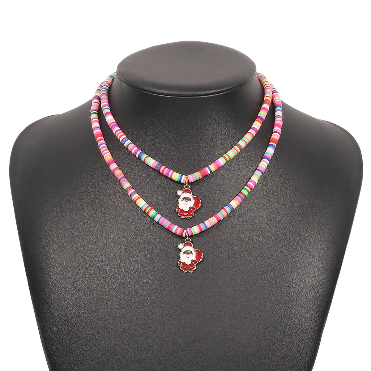 Wholesale Christmas Bohemian Ethnic Style Oil Drop Necklace
