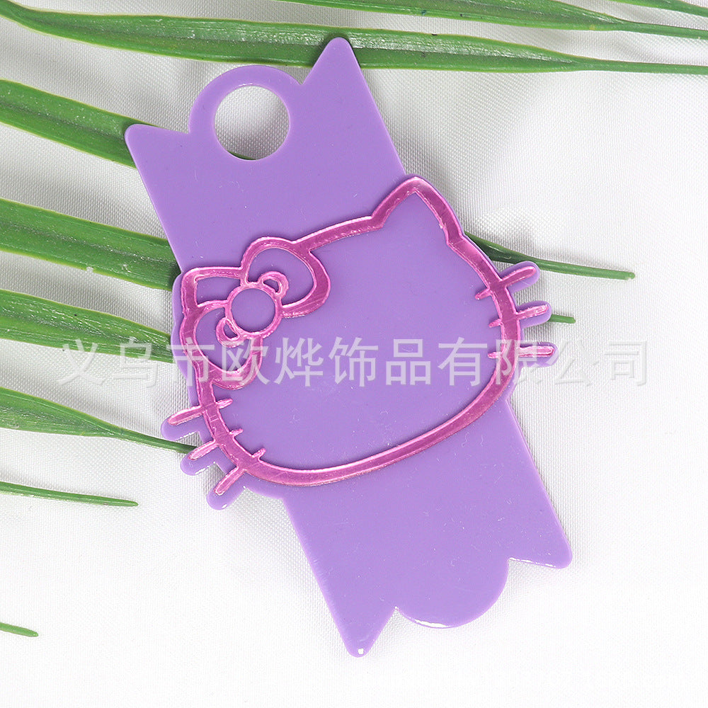 Wholesale 10pcs Blank DIY Acrylic Nameplate FlatBack