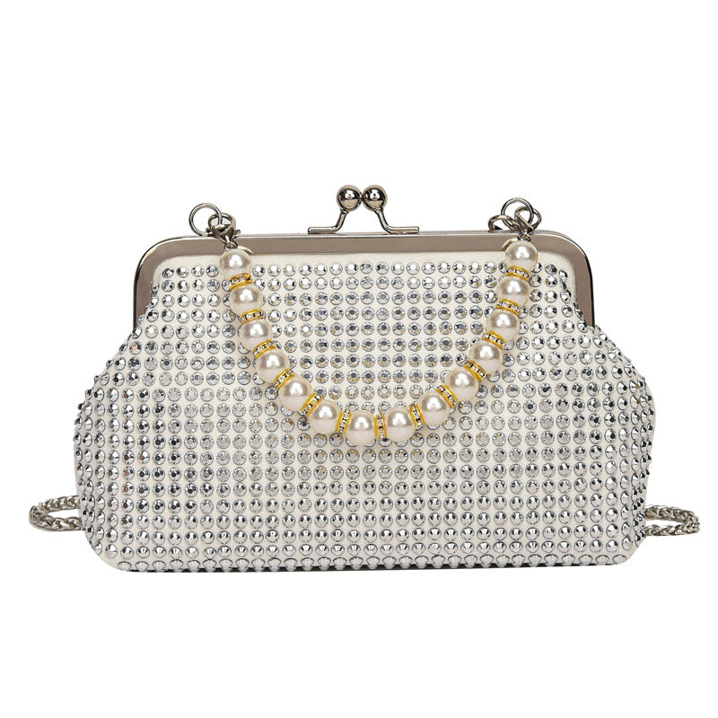 Bolsa de mensajero de hombro de perla por al por mayor PU