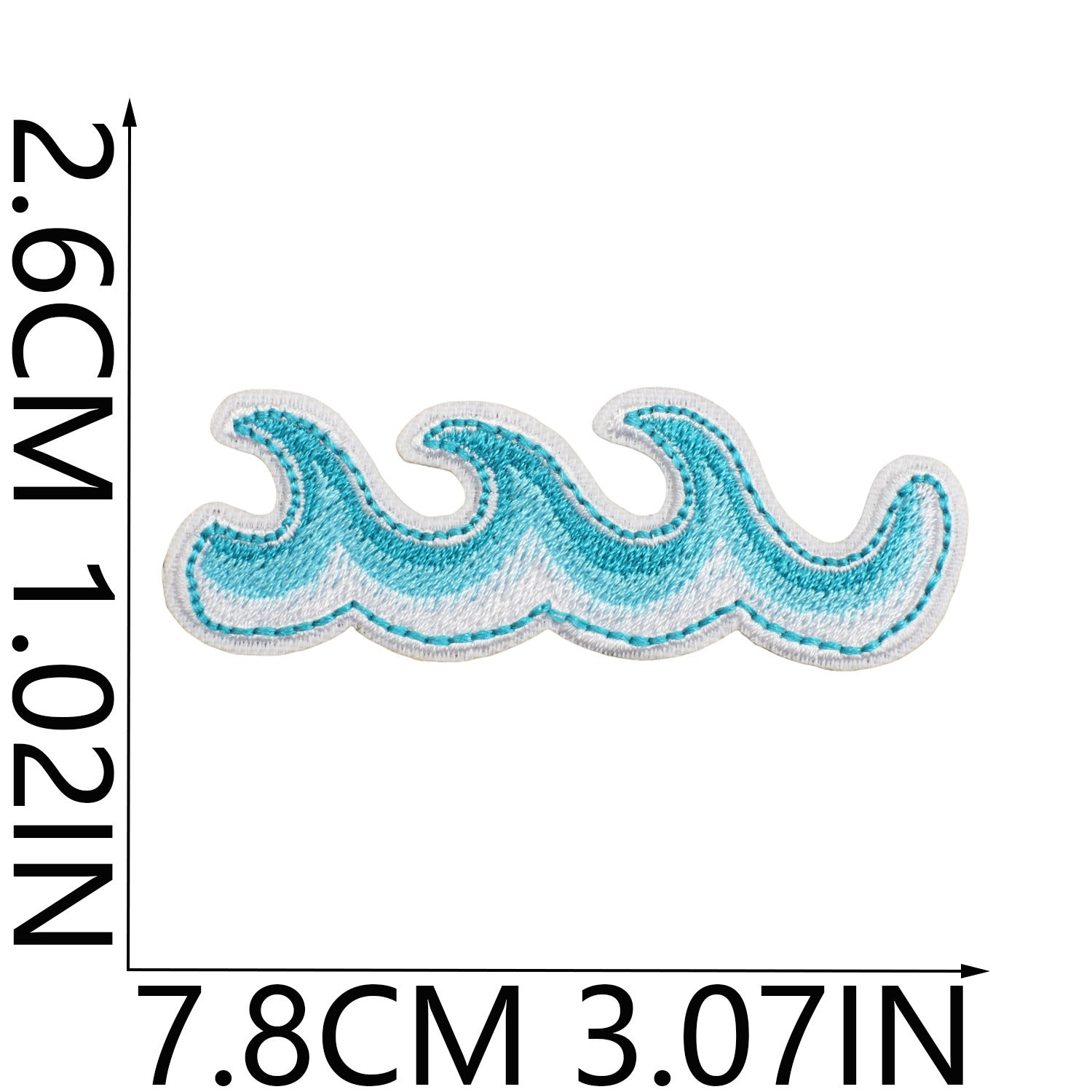 Wholesale Western Cowboy Shell Embroidered Patch Polyester Heat Transfer Applique For Clothing Casual Decorative Accent And Resale