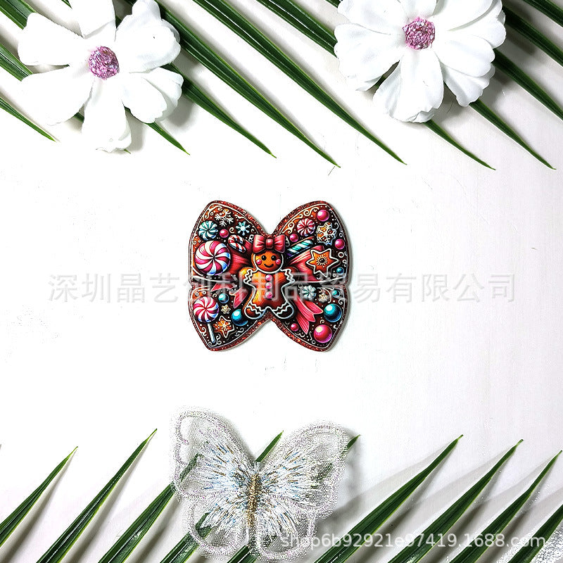 Wholesale 10pcs/pack sequined Christmas crackers acrylic DIY accessories