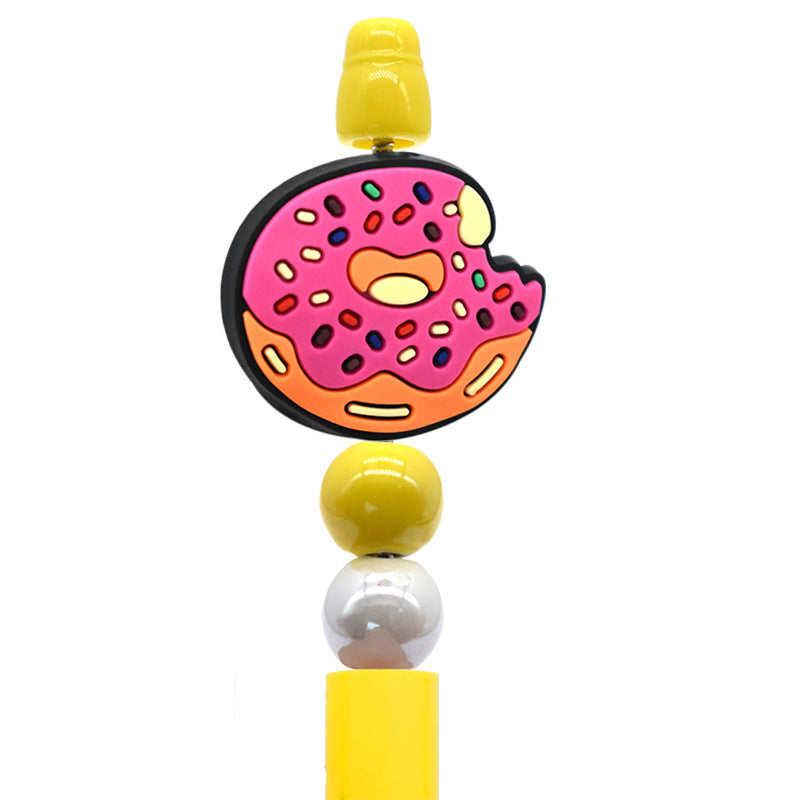 Wholesale Random 100pcs Product Donut Series Creative  Focal Beads