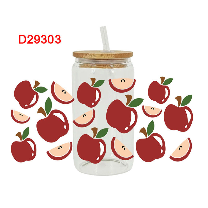 Wholesale Colorful Fruit Series 16oz Cup UV DTF Wraps