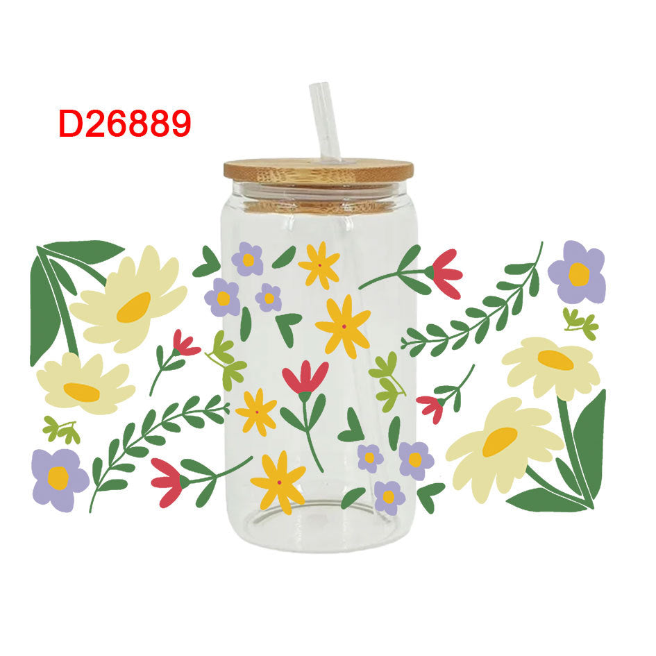 Wholesale UV Transfer Paste Glass Crystal Label Crystal Paste 16OZ UV DTF WRAPS