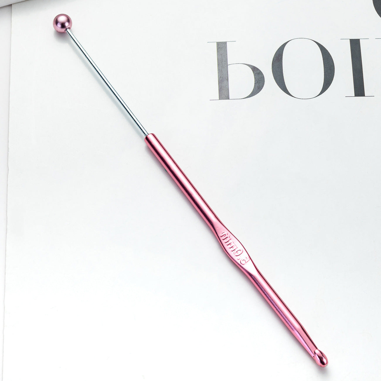 Wholesale 3mm 4mm 5mm 6mm DIY Bead Single Head Knitted Sweater Yarn Crochet Hook