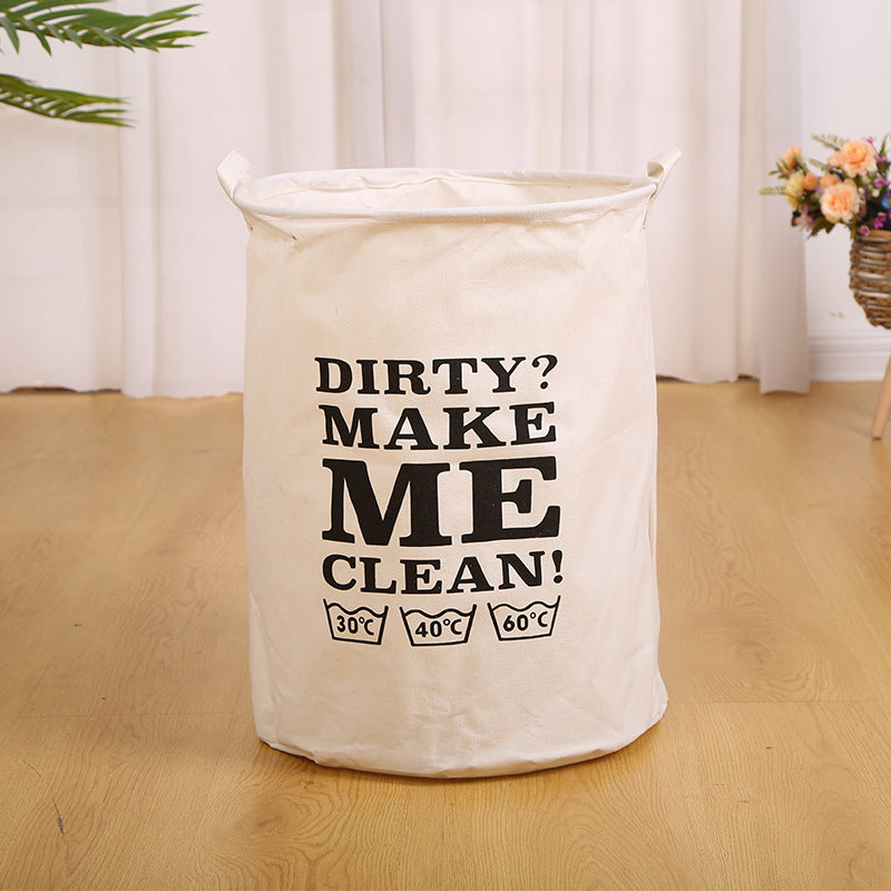 Wholesale Canvas Foldable Drum Dirty Clothes Basket