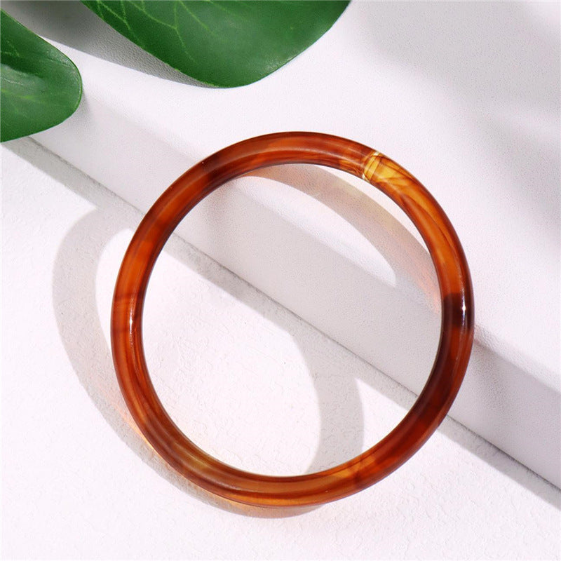 Wholesale Geometric Irregular Acrylic Ring Elegant Retro Bracelet