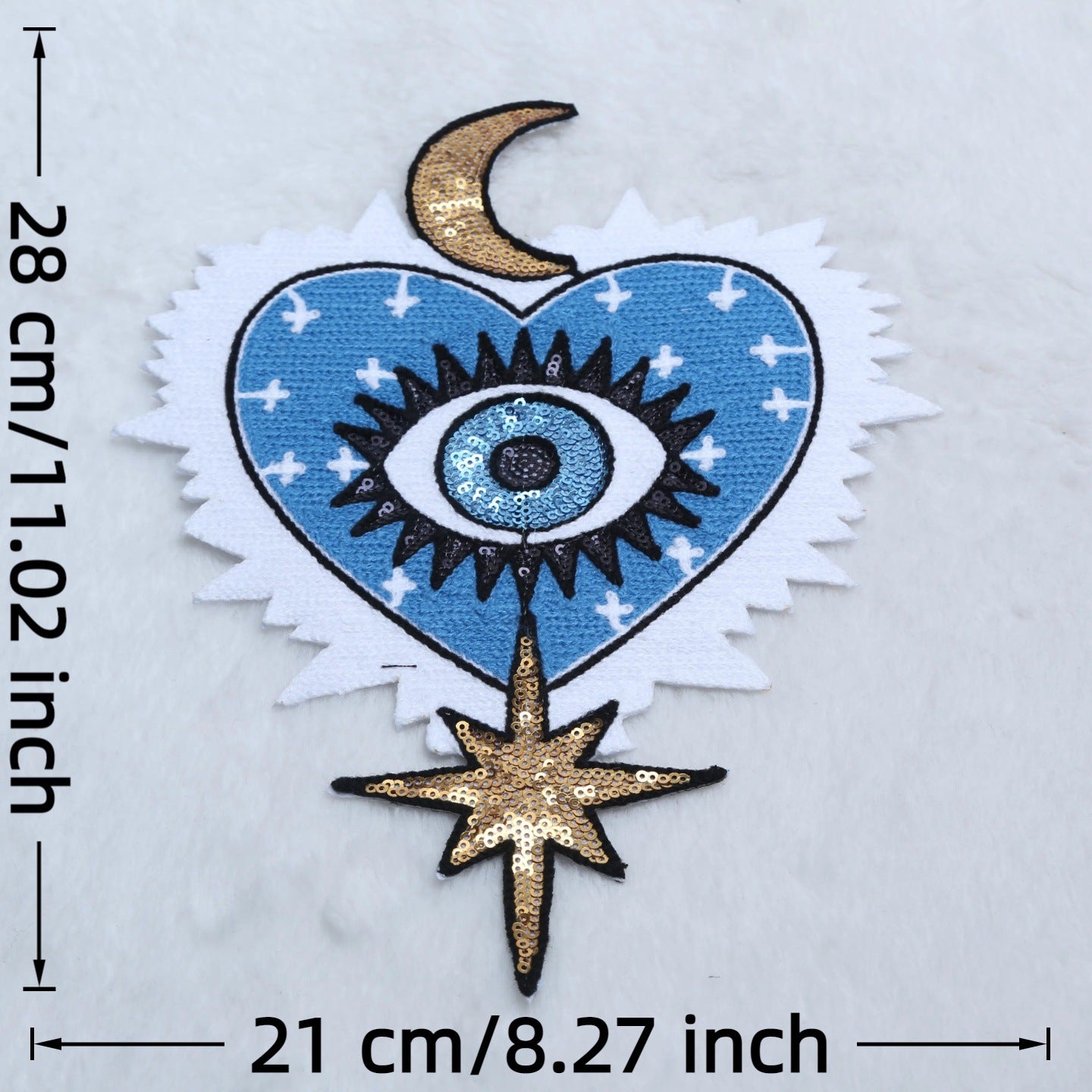 Wholesale Diverse heart-shaped adhesive embroidery DIY patches