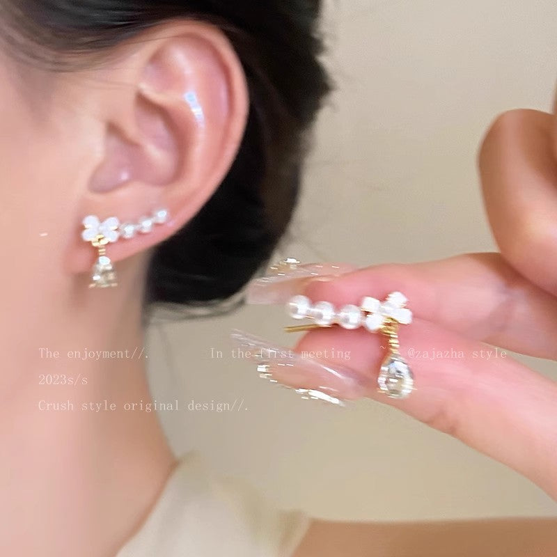 Wholesale Vintage Simple Pearl Earrings