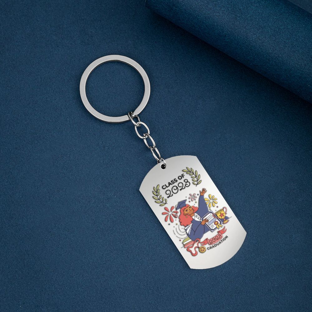 Wholesale 2023 Couple Graduation Season Stainless Steel Keychain