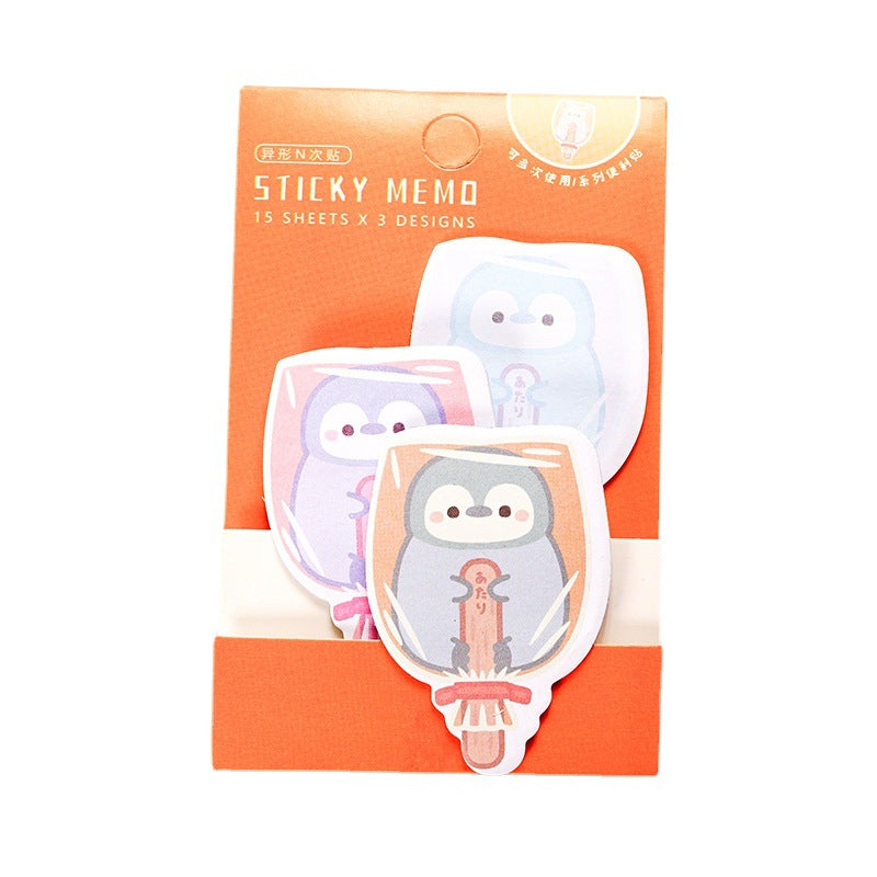 Wholesale 10 PCS Cute Cartoon Paper Sticky Notes