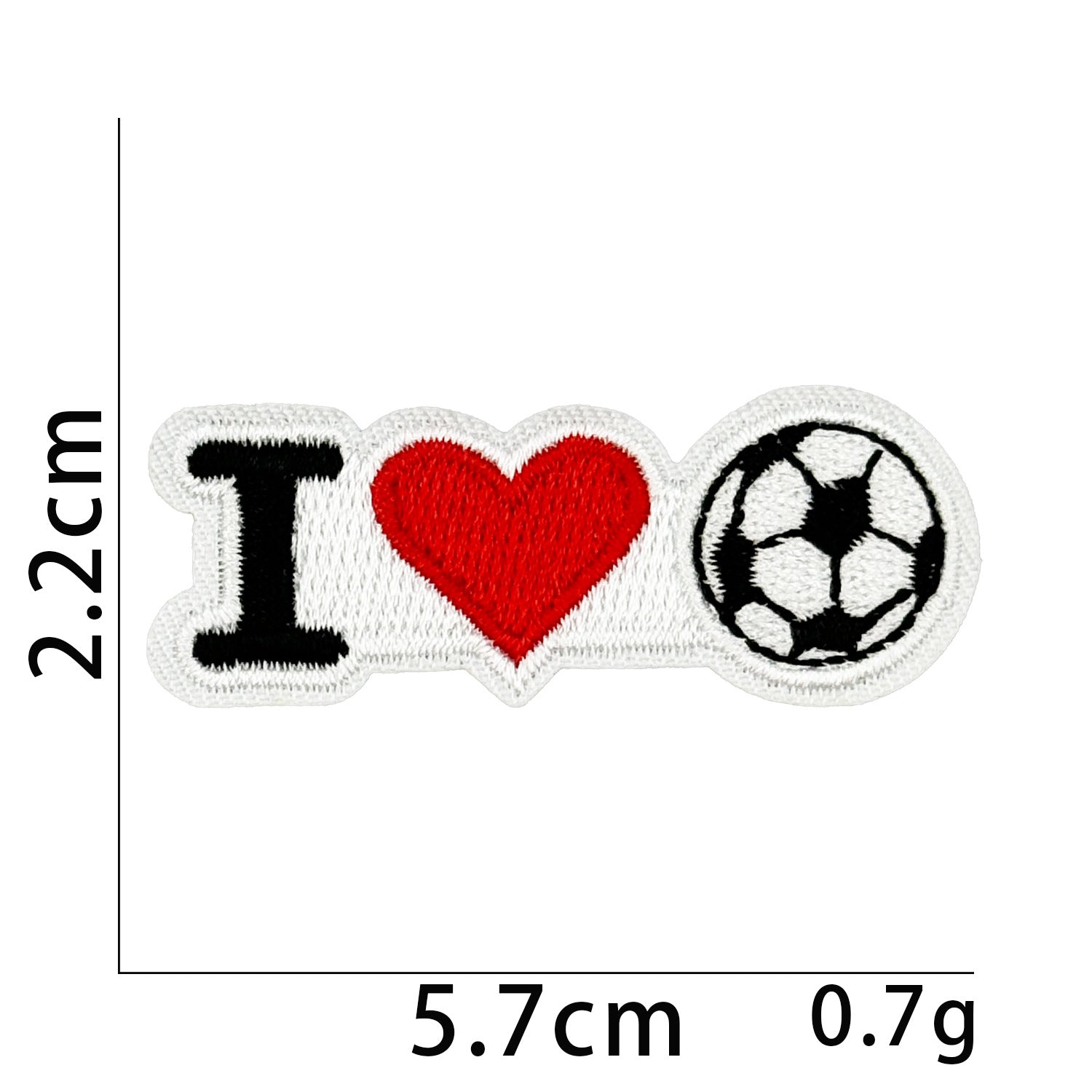 Wholesale 10pcs Sports Football  embroidered patch