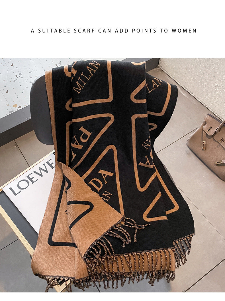 Wholesale Cartoon Rabbit Winter Thick Viscose Fiber Scarf