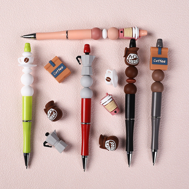 Wholesale 20pcs/pack coffee pot silicone beads personality DIY accessories