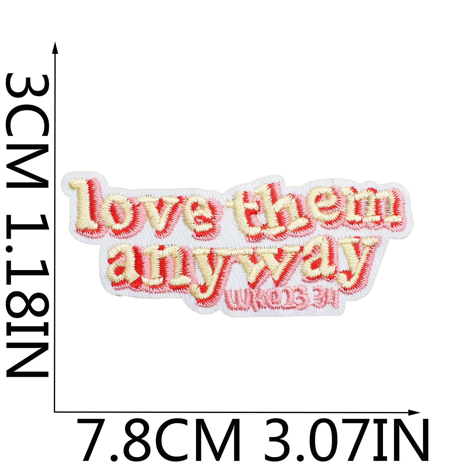 Wholesale Faith-themed embroidered cloth patch Jesus patch