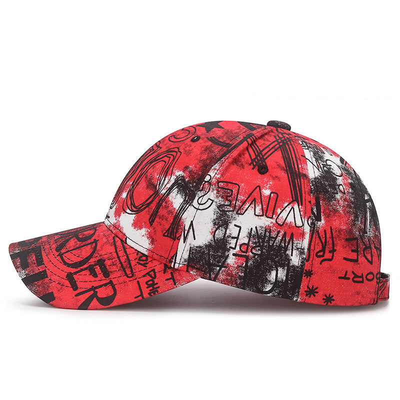 Wholesale Graffiti Floral Personalized Painted Baseball Cap