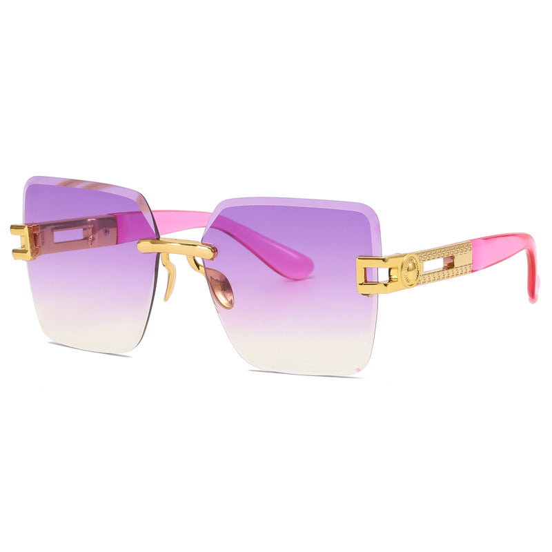 Gafas de sol sin marco de PC cuadrados al por mayor