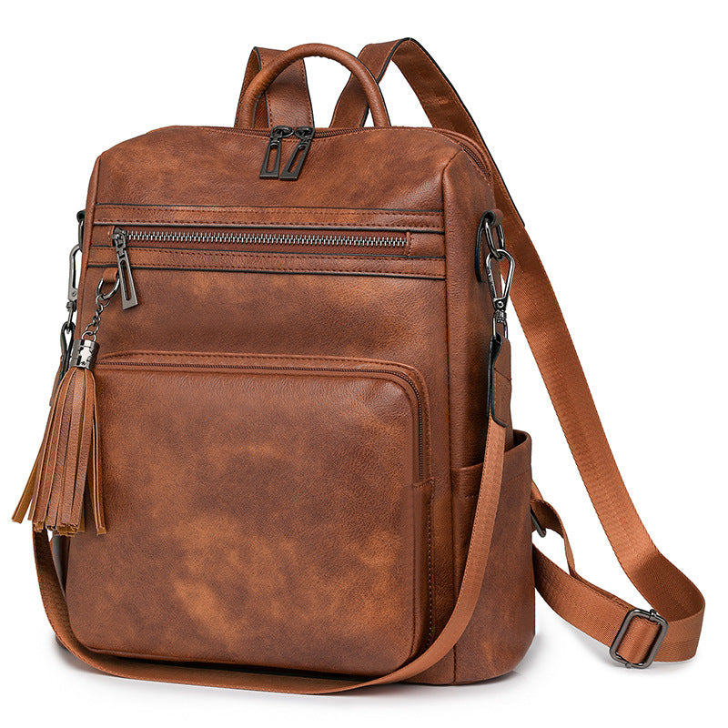 Wholesale Winter Retro Fashion Women's Large Capacity Backpack