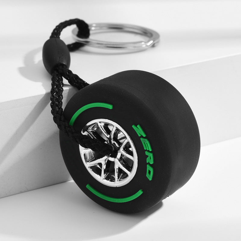 Wholesale Tire Soft Rubber Keychains