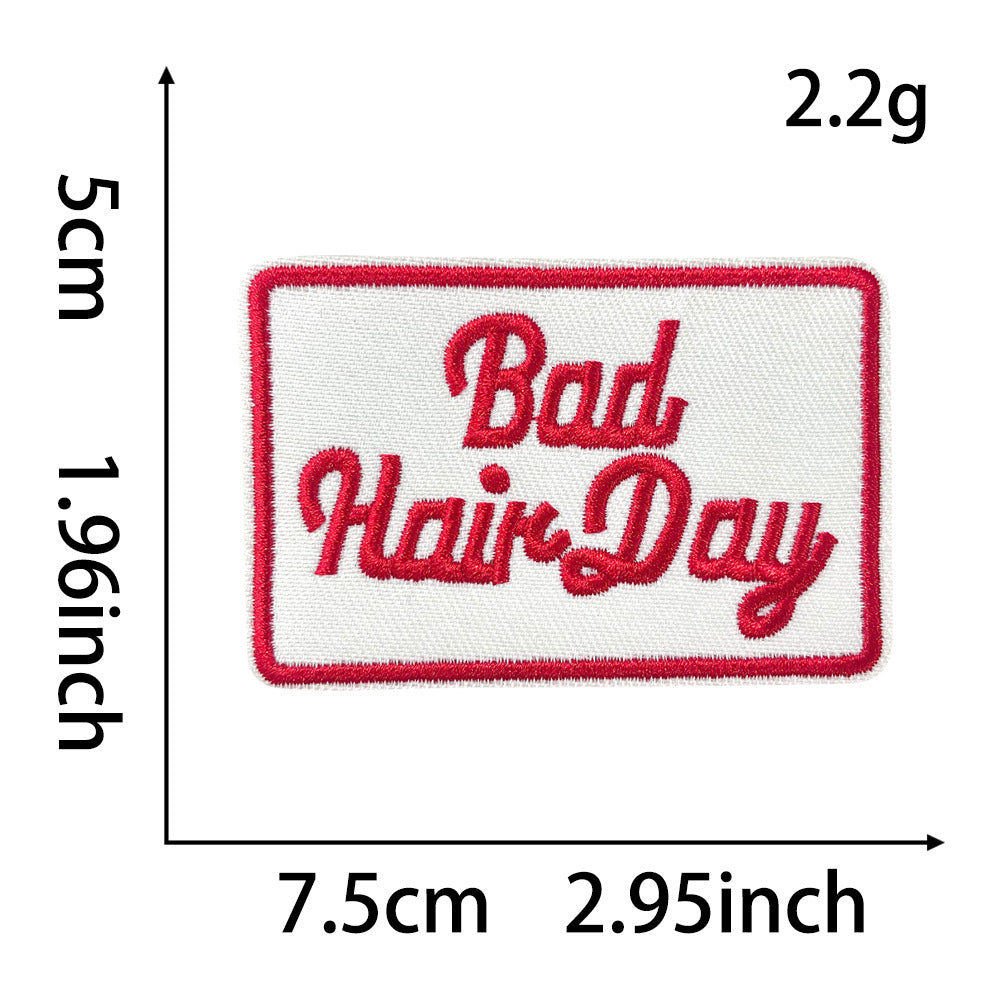 Wholesale Chic Retro Text Embroidered Patch With Iron On Backing Cowgirl Mama Stay Feral Excuse For Coat Craft And Fashion Accessory Resale