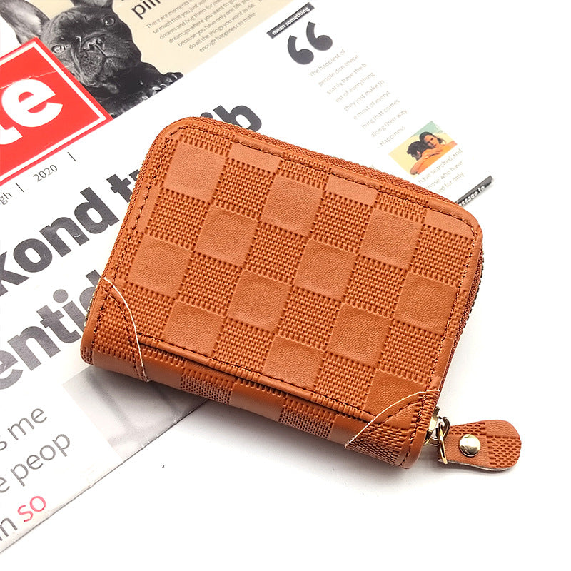 Wholesale Large-Capacity Card Holder Zipper Wallet