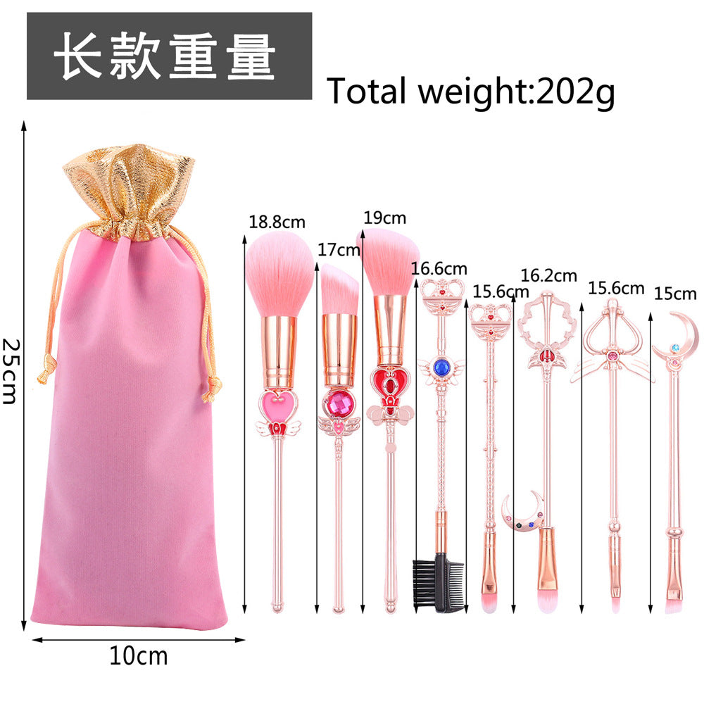 Wholesale Unicorn Sailor Moon Makeup Brush Tool Set