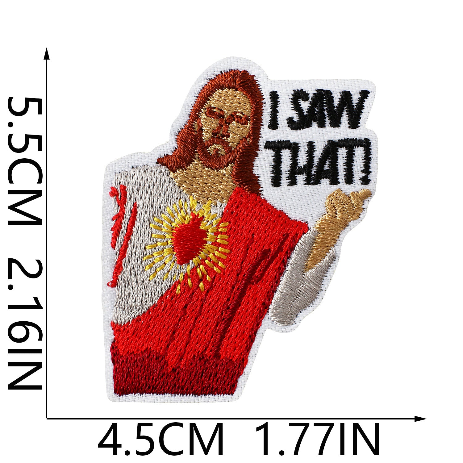 Wholesale Funny Blessing Motif Embroidery Patch European Figure Clothing Decorative Accent Resale
