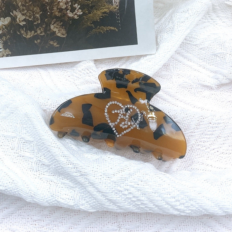 Wholesale Valentine's Day Vintage Diamond Encrusted Medium Hair Clip