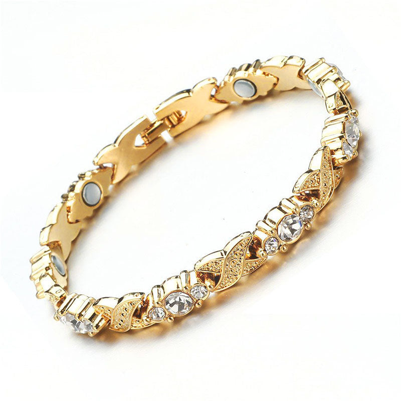 Wholesale Magnet Bracelet Color Diamond Bracelet Trendy Cool All-match Bracelet