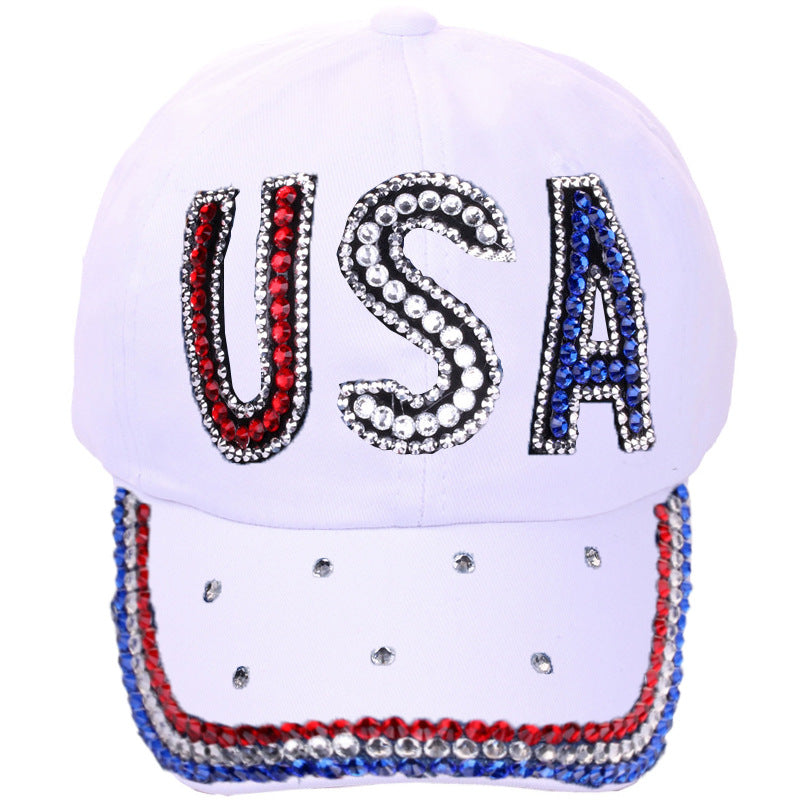 Wholesale Cotton Dot Diamond Baseball Cap