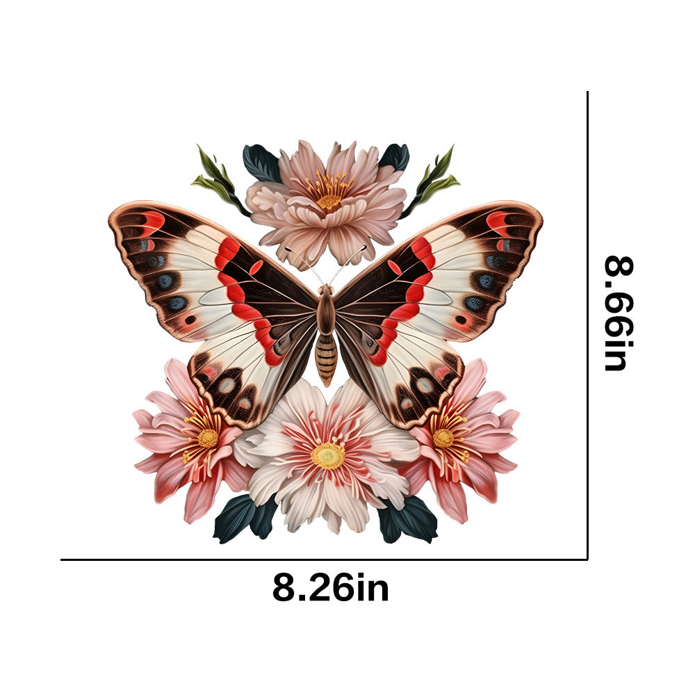 Wholesale Vintage Butterfly  UV DTF Ready to Press Transfers Wraps