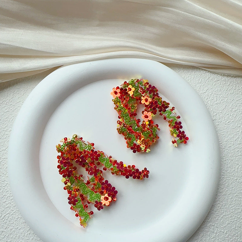 Wholesale Eye-catching Bright Eye Strap Long Dress All-match Earrings