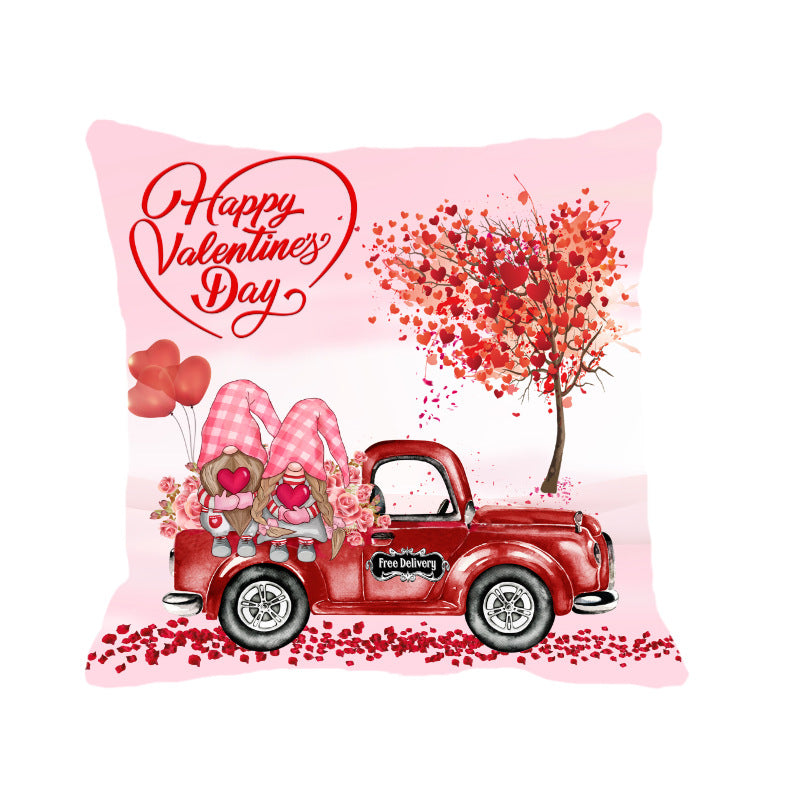 Wholesale Valentine's Day Linen Love Pillow Covers