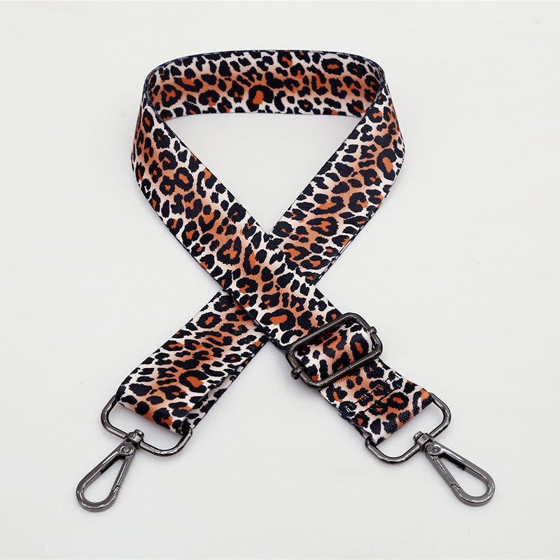 Wholesale Leopard Pattern Wide Shoulder Strap Polyester Adjustable Women's Bag Strap