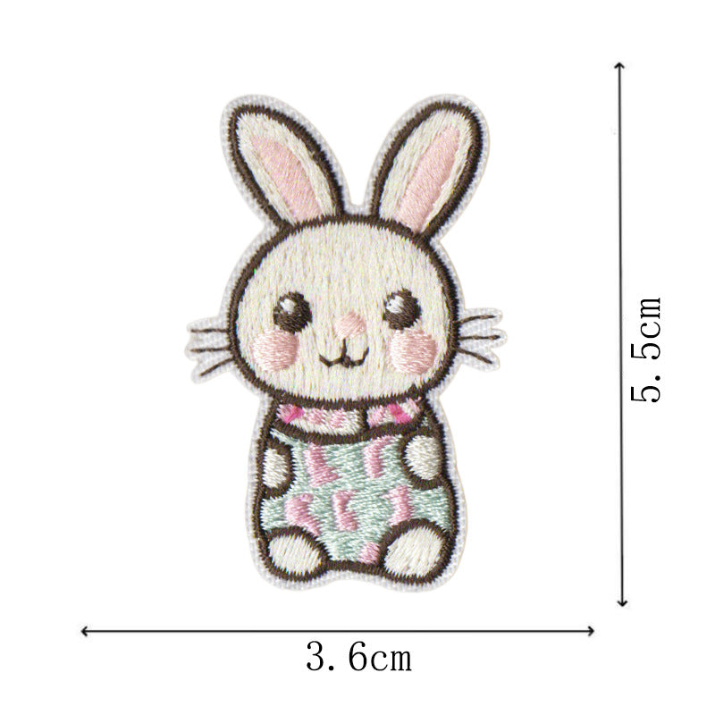 Wholesale Cartoon Cute Rabbit Embroidery DIY Patches