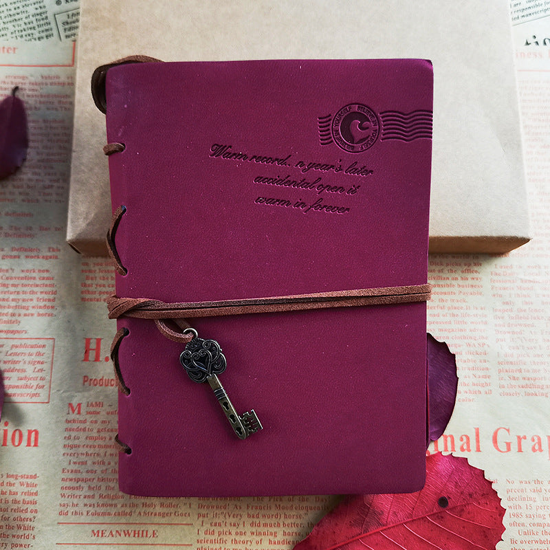 Wholesale Thickened Strap Kraft Paper Creative Imitation Leather Vintage Notebook