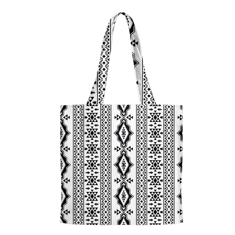 Bolsa de compras de lienzo de patrón aztecas al por mayor