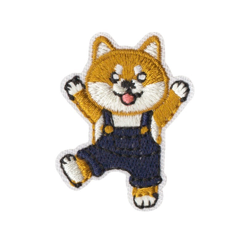 Wholesale Chic Embroidered Iron On Dog Patches 11 Piece Set Funny Dog Designs For Hats Bags DIY Crafts Boutique Resale