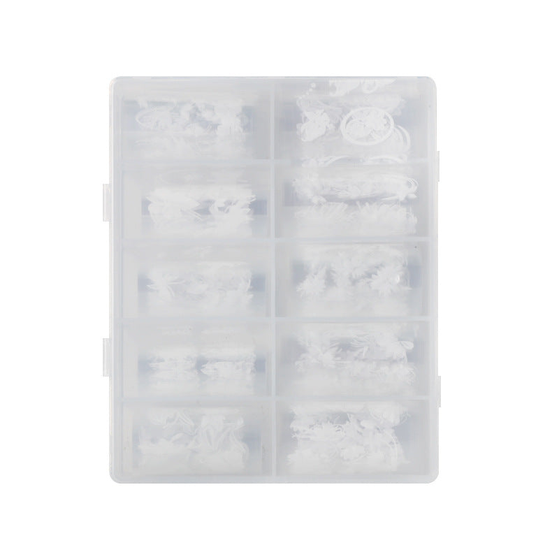 Wholesale Snow mowing nail art transfer paper gentle temperament gentle fairy hand-painted flower nail accessories starry sky transfer paper