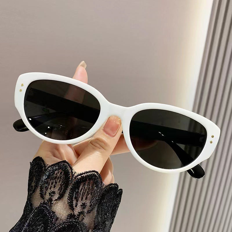 Wholesale Cat Eye Fashion Rice Nails Y2K Street Style Sunglasses