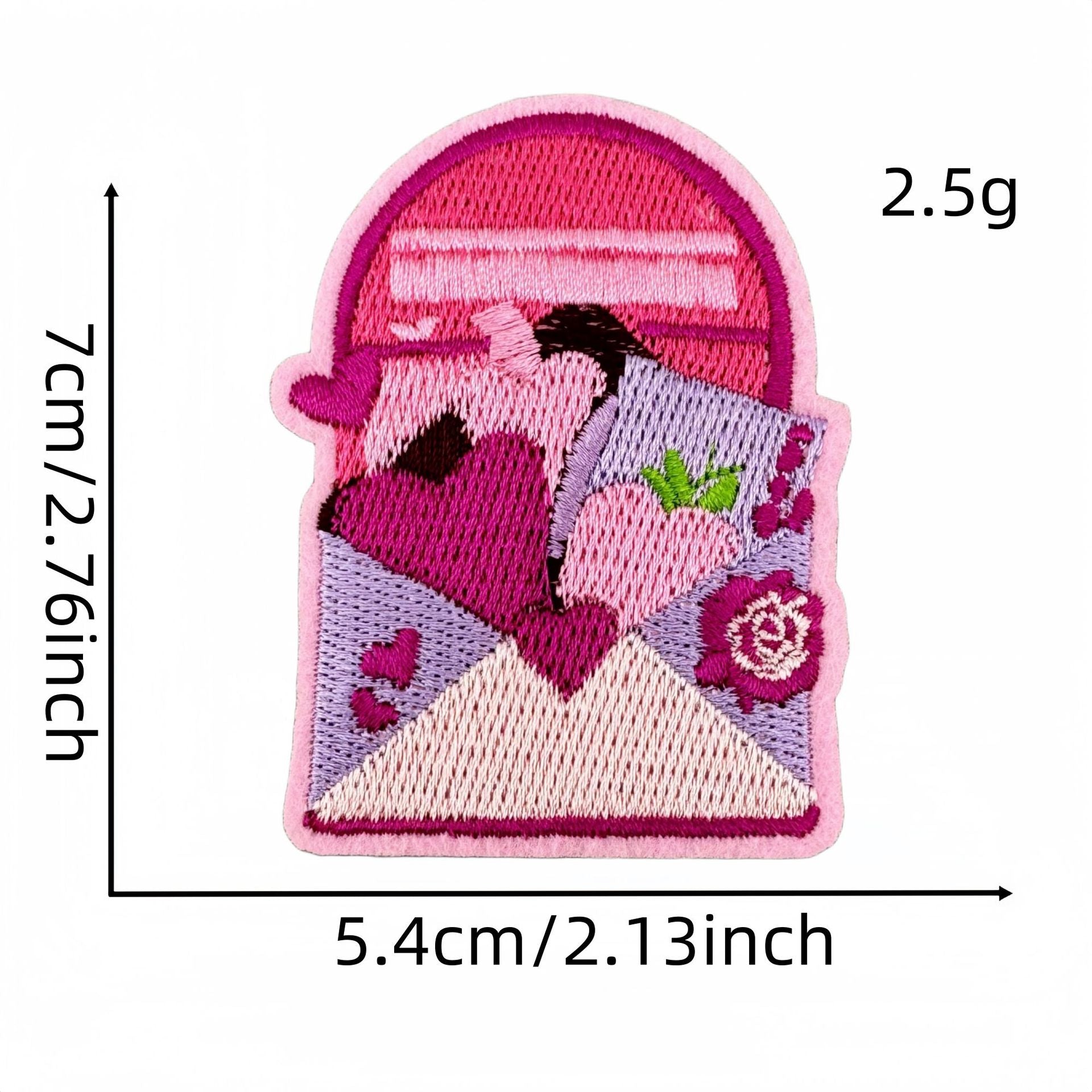 Wholesale Valentine' s Day Pink Love Cartoon Embroidery DIY Patches