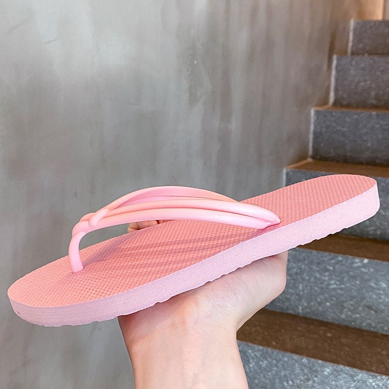 Wholesale Rubber Non-slip Simple Flip Flops