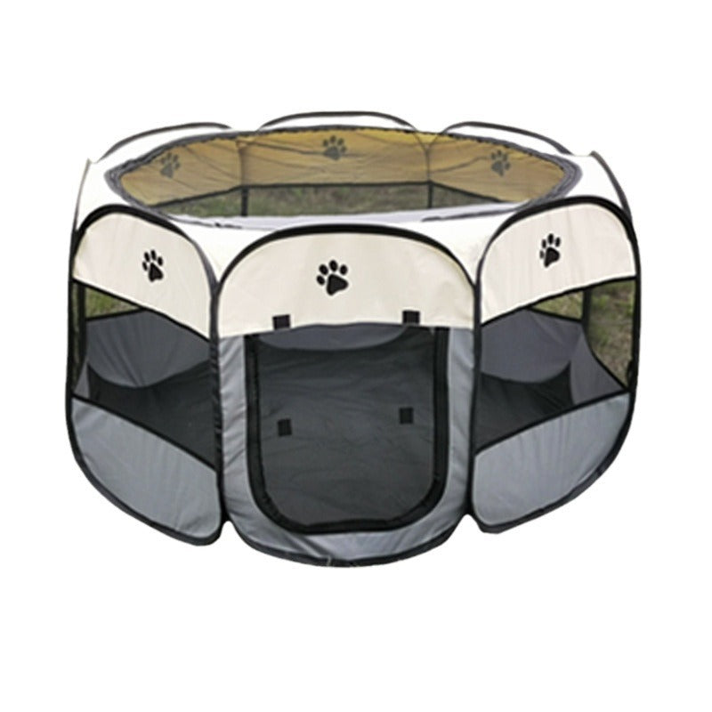 Wholesale Closed Pet Wire Storage Oxford Cloth Octagonal Cage