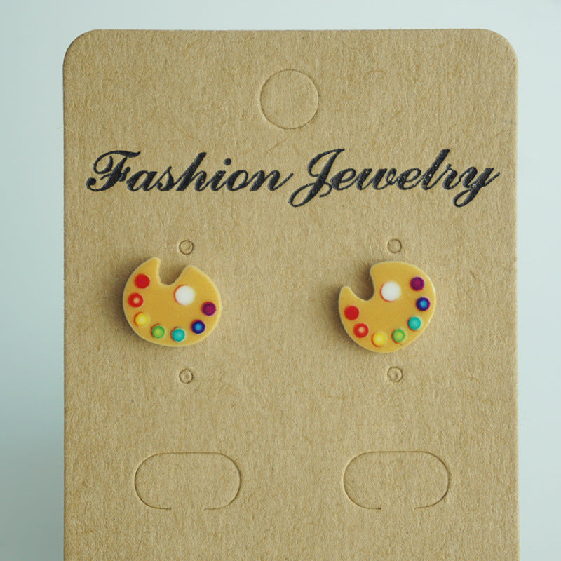 Wholesale 2 Pair/Pack Back To School Season Math Science Art Love Reading Earth Fun Earrings