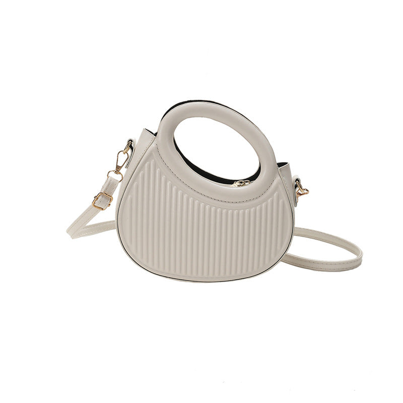 Wholesale Simple Texture PU Handbag Versatile One Shoulder Crossbody Bag