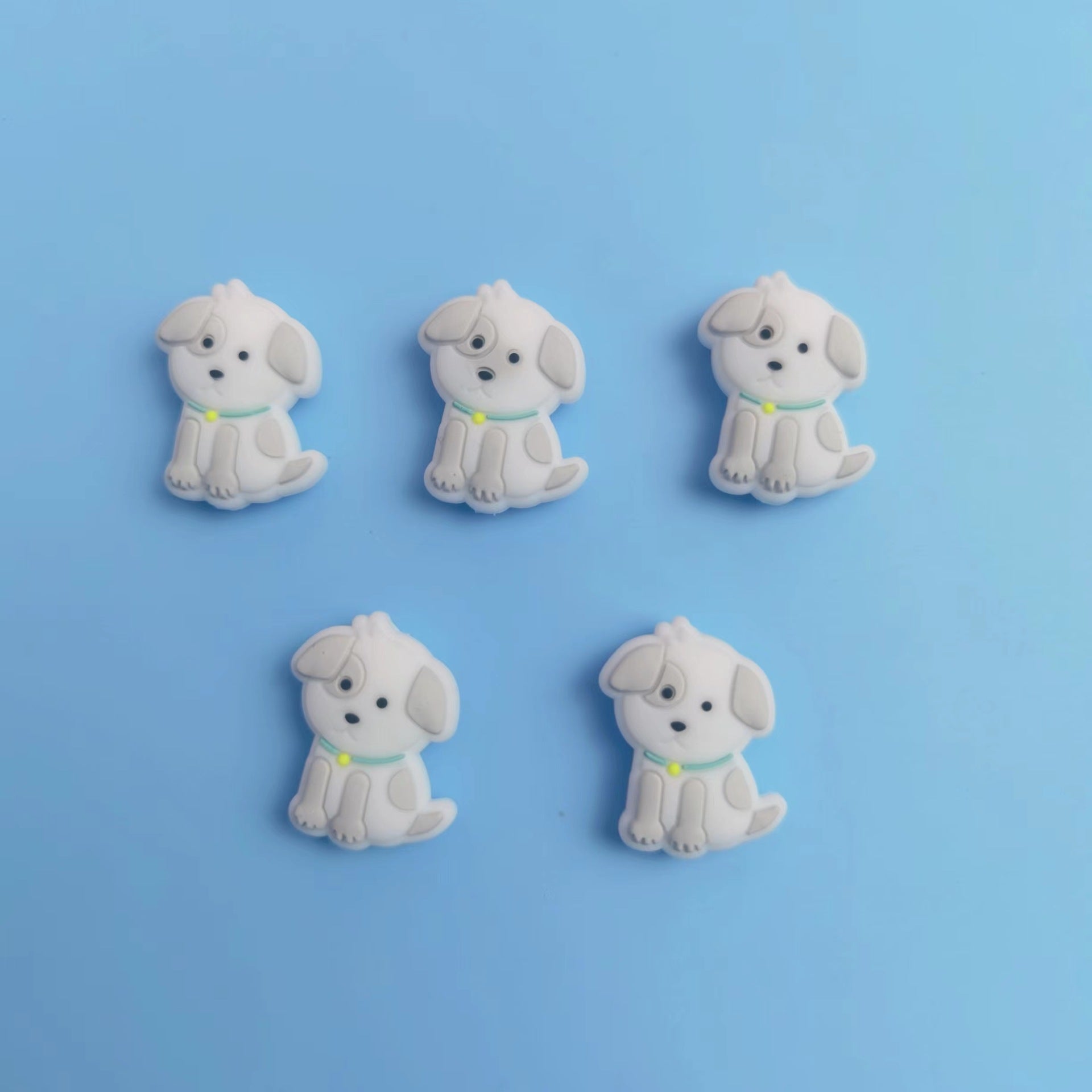 Beads de silicona animal de dibujos animados al por mayor 10pcs